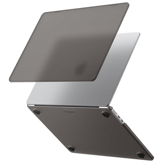 Spigen Airskin hoes voor Apple MacBook Air 13inch (2026) / (2025) / (2024) / (2022), Zwart Satijn ACS11531