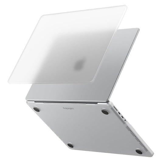 Spigen Airskin hoes voor Apple MacBook Pro 14inch (2026) / (2025) / (2023) / (2022) / (2021), Transparant Mat ACS11528