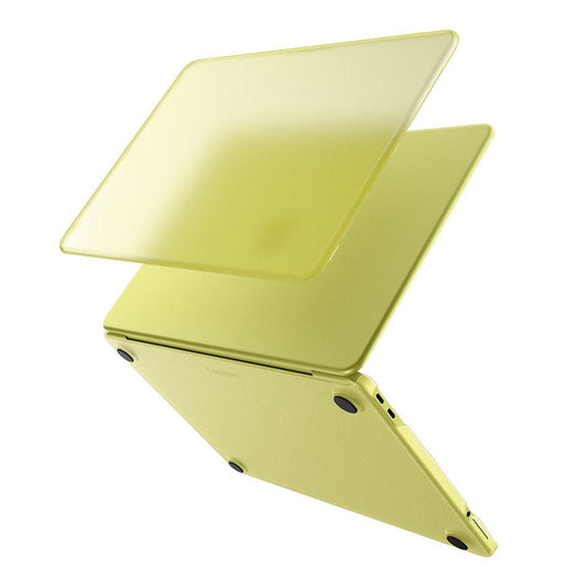Spigen Airskin hoes voor Apple MacBook Neo 13inch, Geel Satijn ACS11544