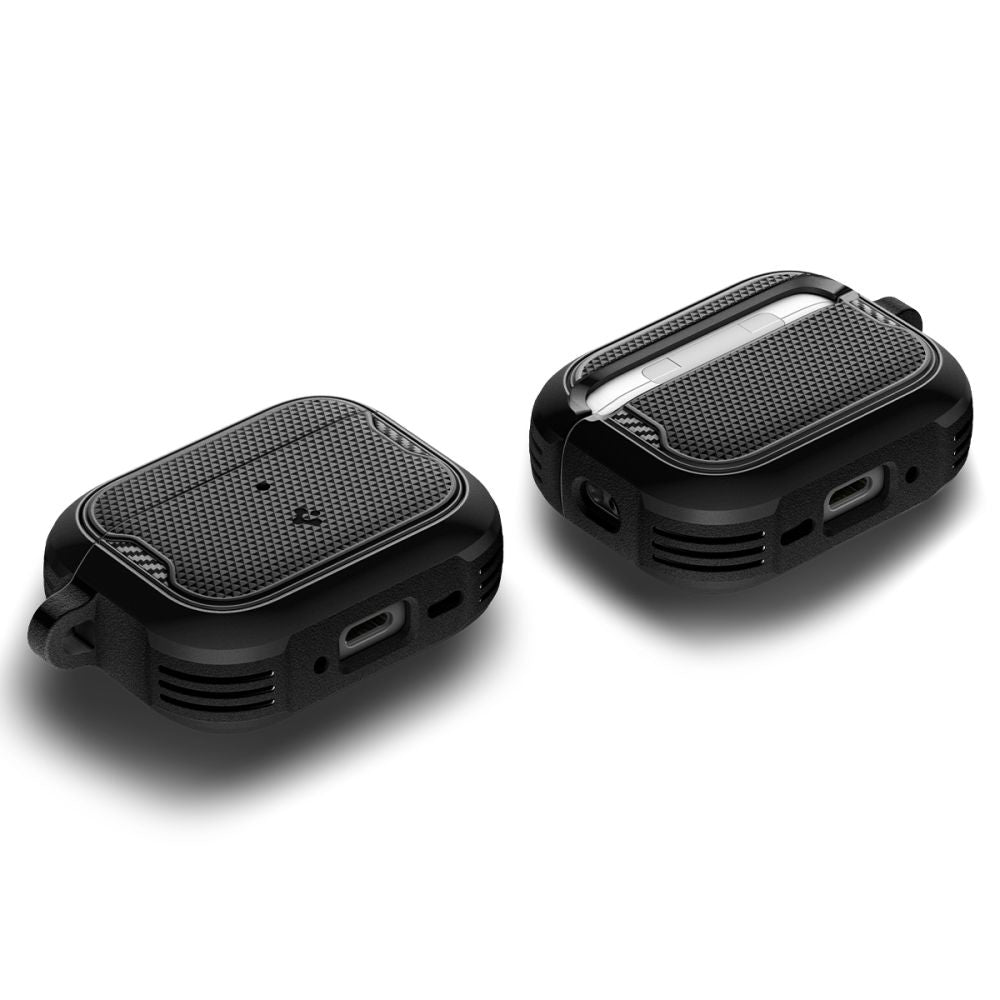 Spigen Core Armor hoes voor Apple AirPods Pro 3, Mat Zwart