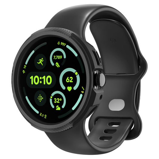 Spigen Liquid Air hoesje voor Google Pixel Watch 4 41mm, Mat Zwart ACS09483