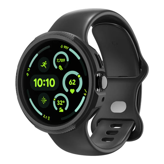 Spigen Liquid Air hoesje voor Google Pixel Watch 4 45mm, Mat Zwart ACS11222