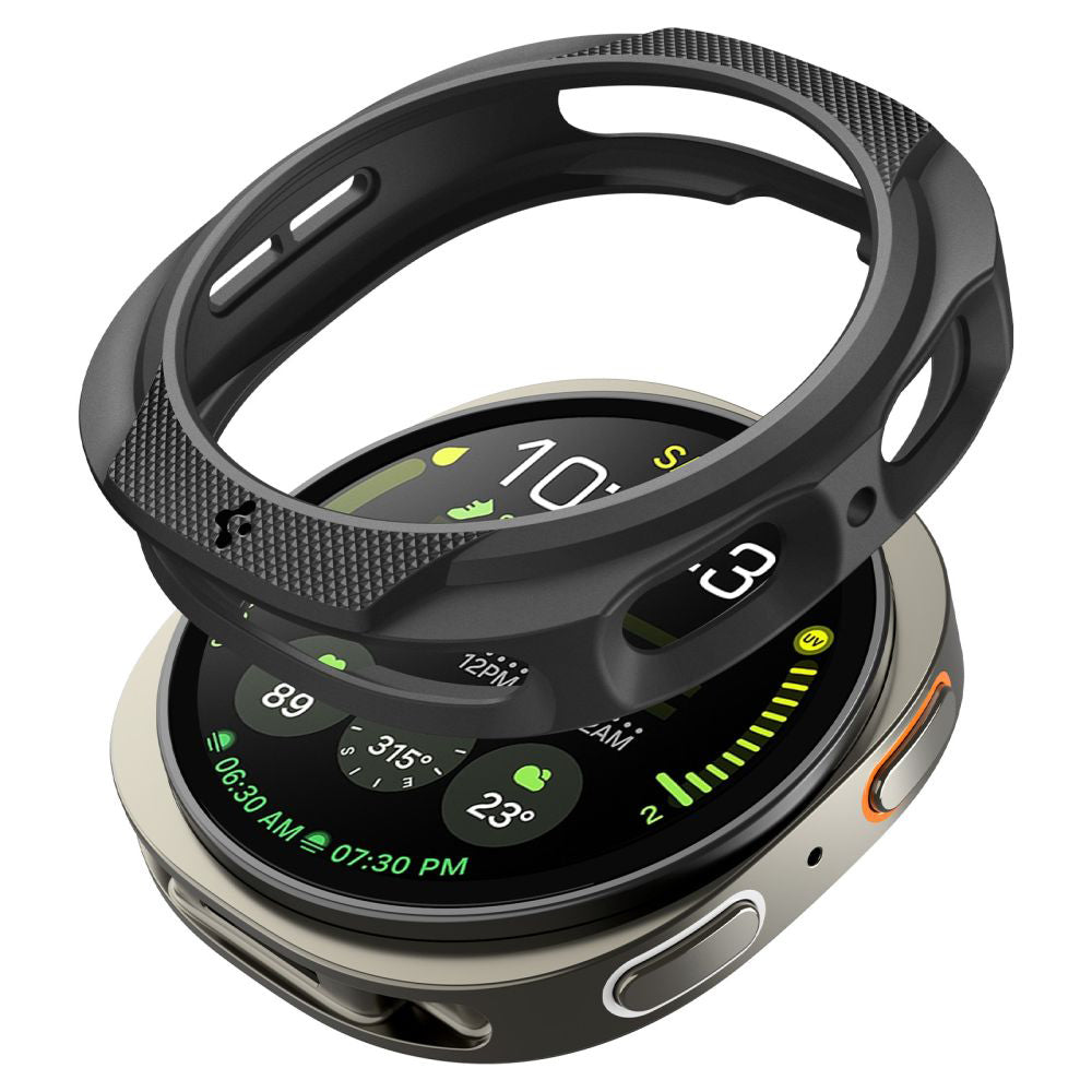 Spigen Liquid Air hoes voor Samsung Galaxy Watch8 40mm, Matzwart ACS09840