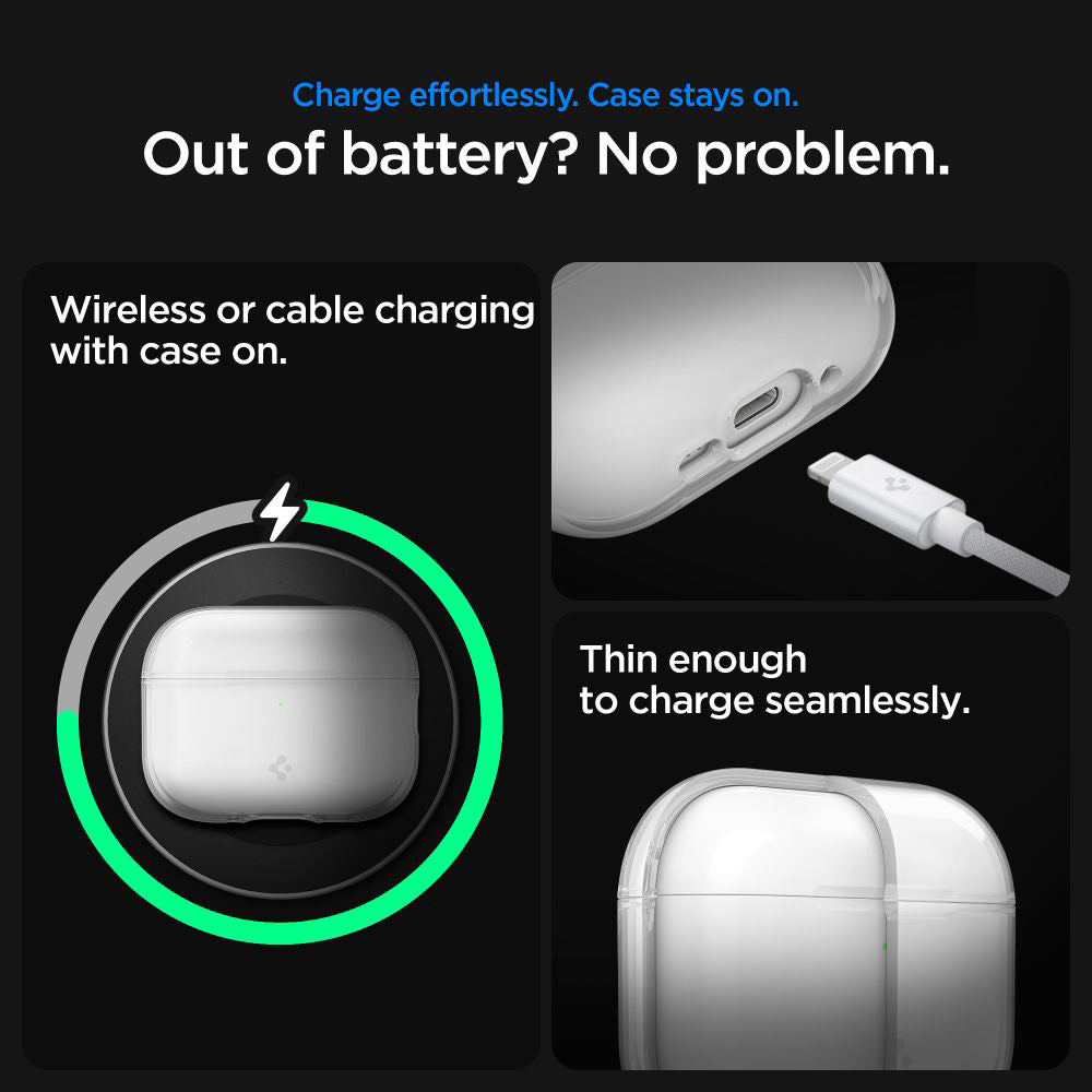 Spigen Liquid Crystal hoesje voor Apple AirPods Pro 3, Transparant ACS10019