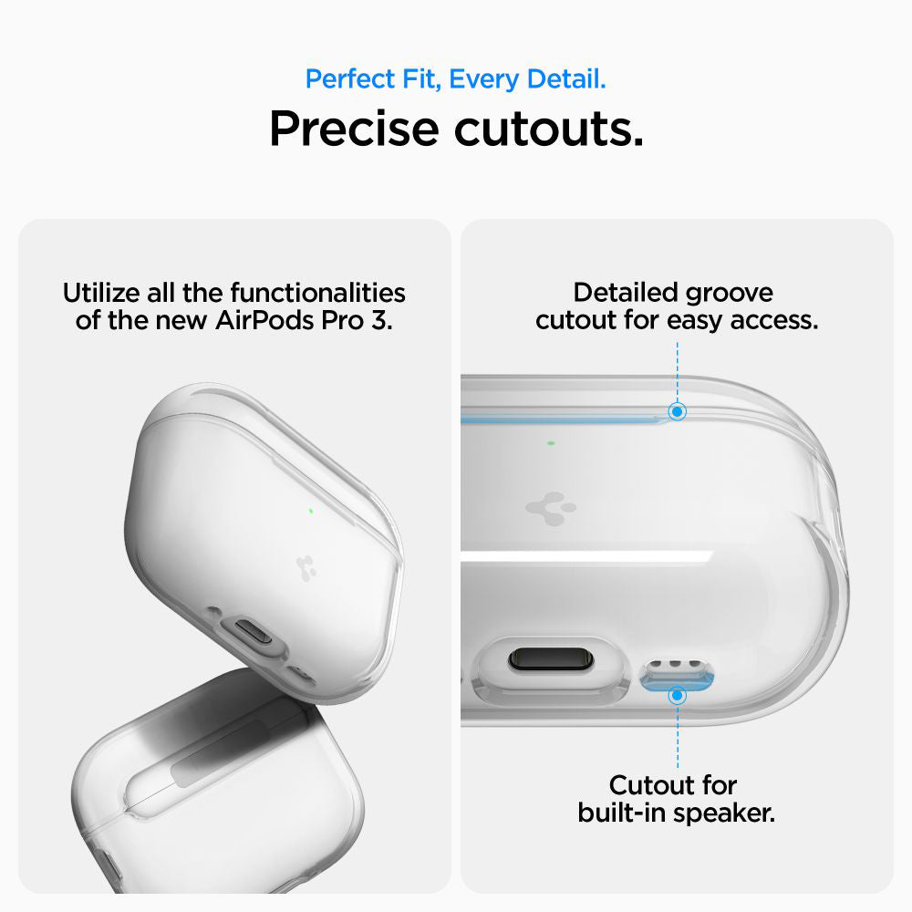 Spigen Liquid Crystal hoesje voor Apple AirPods Pro 3, Transparant ACS10019