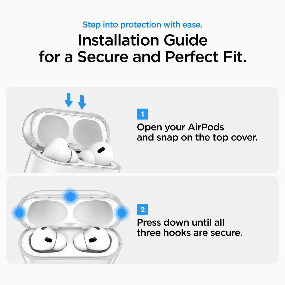 Spigen Liquid Crystal hoesje voor Apple AirPods Pro 3, Transparant ACS10019