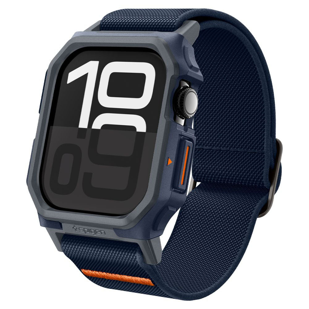Spigen Lite Fit Pro hoes voor Apple Watch Series 10 46mm, Marineblauw ACS08925