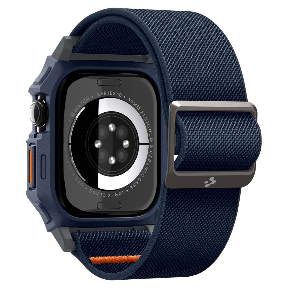 Spigen Lite Fit Pro hoes voor Apple Watch Series 10 46mm, Marineblauw ACS08925