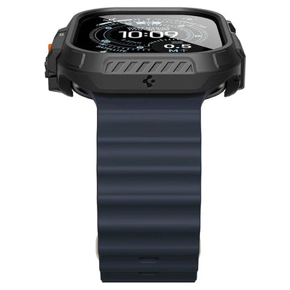 Spigen Lock Fit-hoesje met screenprotector voor Apple Watch Ultra Series, zwart ACS12054