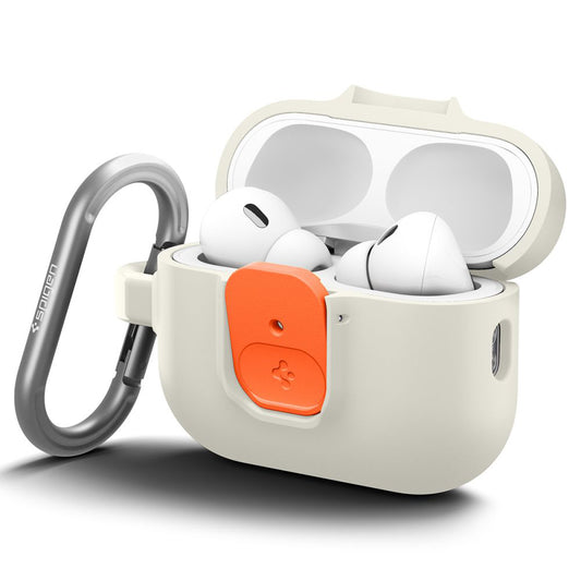 Spigen Nano Pop hoesje voor Apple AirPods Pro 3, Beige Oranje