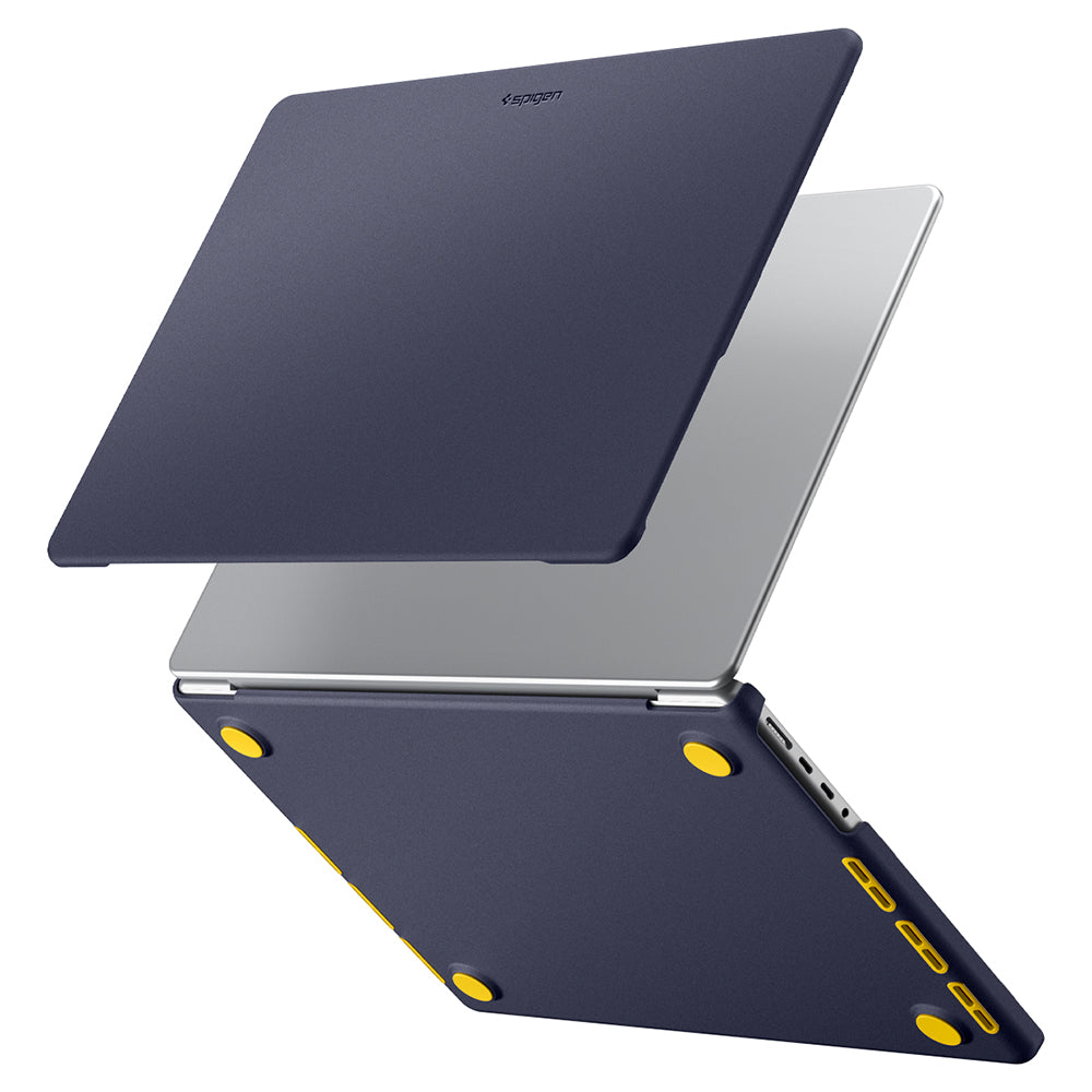 Spigen Nano Pop hoes voor Apple MacBook Pro 14inch (2026) / (2025) / (2024) / (2023) / (2021), Marineblauw ACS11271