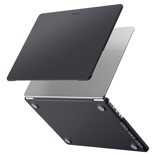 Spigen Nano Pop hoes voor Apple MacBook Pro 14inch (2026) / (2025) / (2024) / (2023) / (2021), Zwart ACS11272