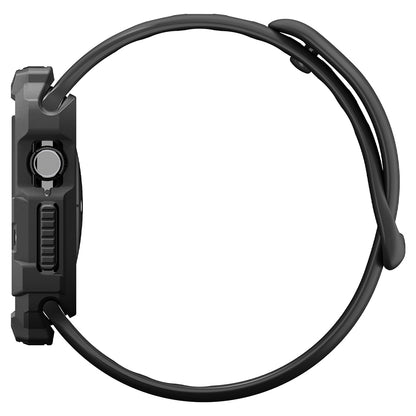 Spigen Rugged Armor hoes voor Apple Watch Series 12 46mm, Mat Zwart ACS11886