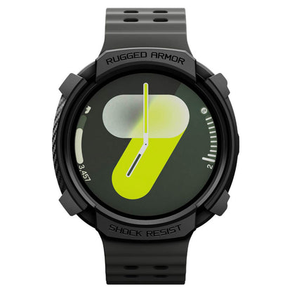 Spigen Rugged Armor hoes voor Samsung Galaxy Watch8 44mm, Mat Zwart ACS10006
