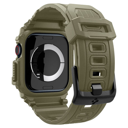 Spigen Rugged Armor Pro hoes voor Apple Watch Series 10 46mm, Kaki ACS08608
