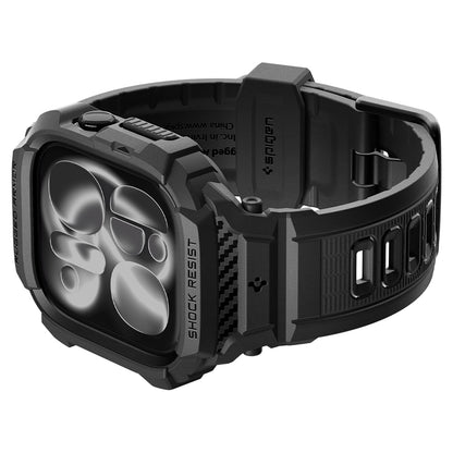 Spigen Rugged Armor Pro Case for Apple Watch Series 12 42mm, Matte Black ACS11883