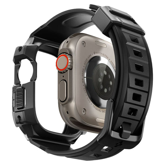 Spigen Rugged Armor Pro hoes voor Apple Watch Ultra Series, Zwart