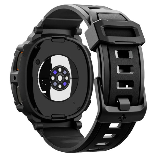 Spigen Rugged Armor Pro hoes voor Samsung Galaxy Watch8 44mm, Zwart ACS10007