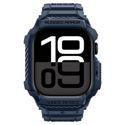Spigen Rugged Armor Pro V2 hoes voor Apple Watch Series 10 / 11 42mm, Marineblauw ACS10495
