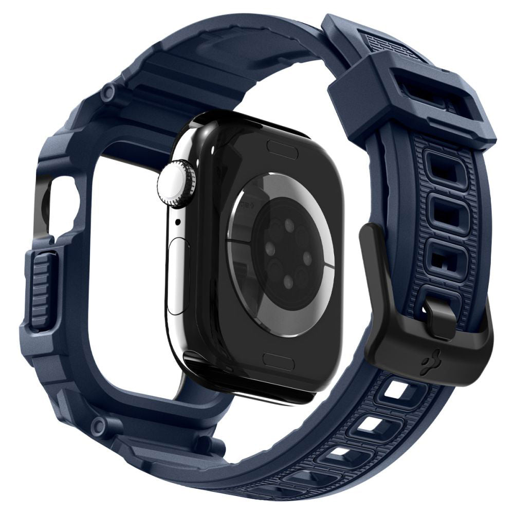 Spigen Rugged Armor Pro V2 hoes voor Apple Watch Series 10 / 11 42mm, Marineblauw ACS10495
