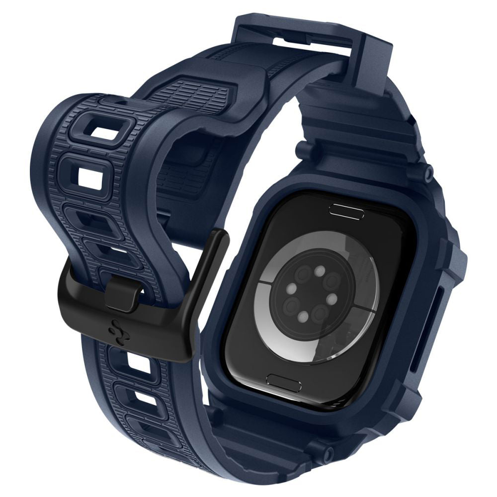 Spigen Rugged Armor Pro V2 hoes voor Apple Watch Series 10 / 11 42mm, Marineblauw ACS10495