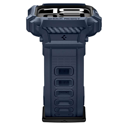 Spigen Rugged Armor Pro V2 hoes voor Apple Watch Series 10 / 11 42mm, Marineblauw ACS10495