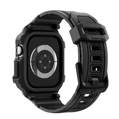 Spigen Rugged Armor Pro V2 hoes voor Apple Watch Series 10 / 11 42mm, Matzwart ACS10494