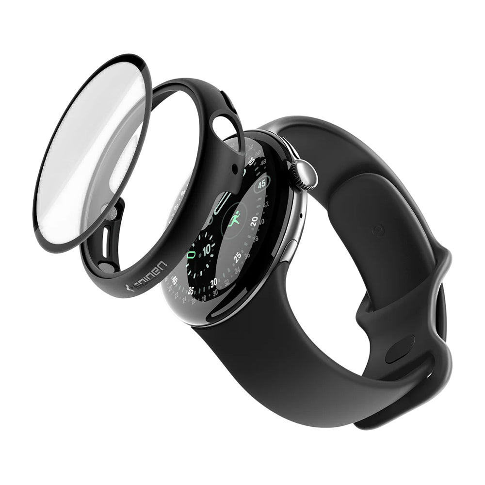 Spigen Thin Fit 360 hoes voor Google Pixel Watch 45mm Series, Zwart ACS11746