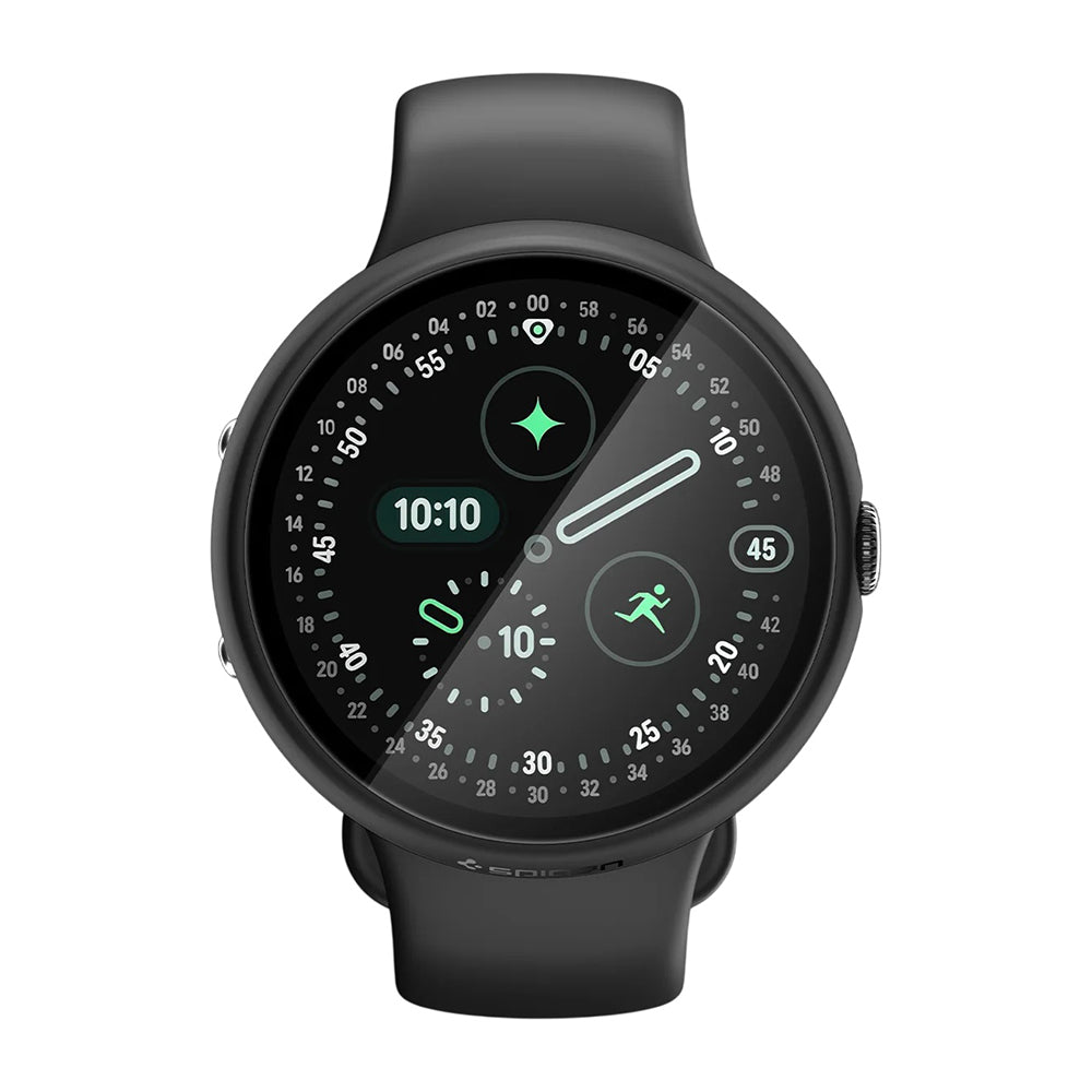 Spigen Thin Fit 360 hoes voor Google Pixel Watch 45mm Series, Zwart ACS11746