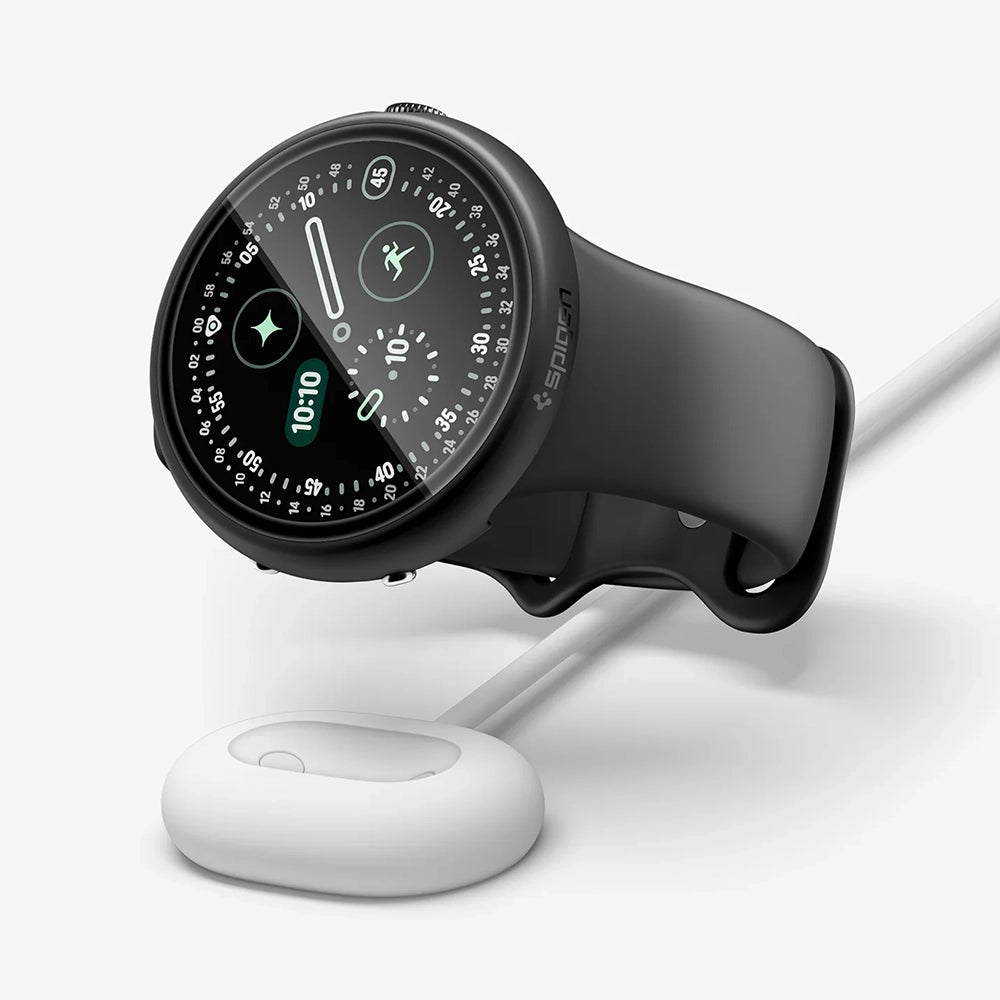 Spigen Thin Fit 360 hoes voor Google Pixel Watch 45mm Series, Zwart ACS11746