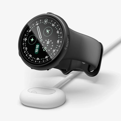 Spigen Thin Fit 360 hoes voor Google Pixel Watch 45mm Series, Zwart ACS11746