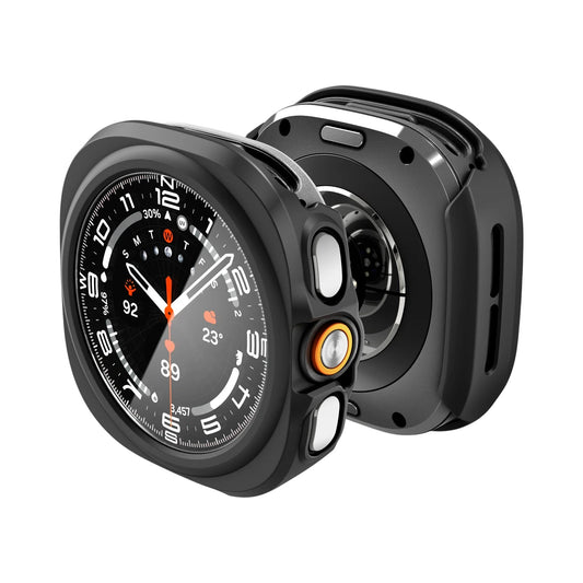 Spigen Thin Fit 360 hoes voor Samsung Galaxy Watch Ultra2, Zwart ACS11609