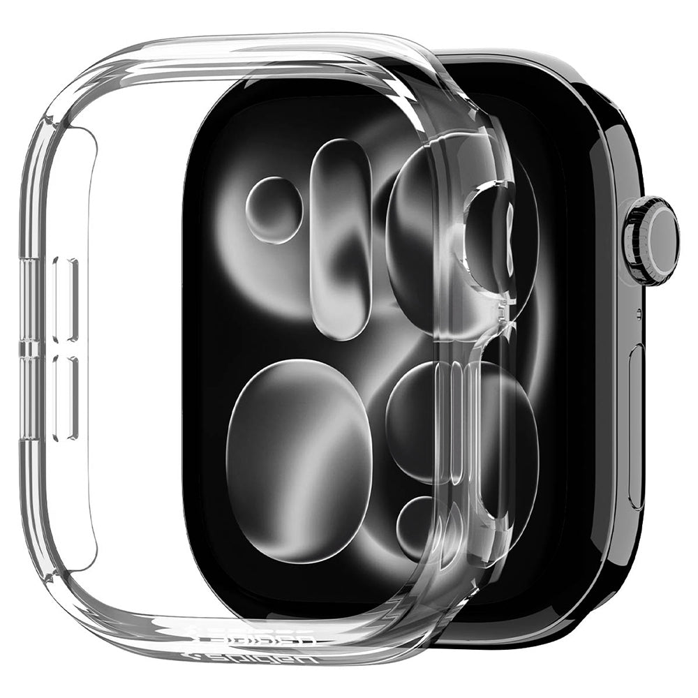 Spigen Thin Fit-hoesje voor Apple Watch Series 12 42 mm, transparant ACS11881