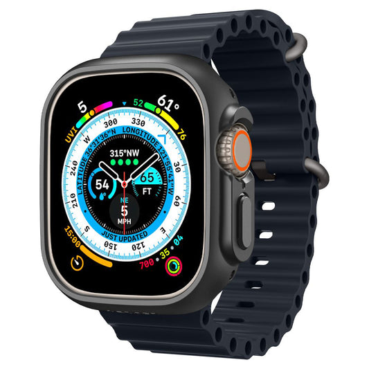 Spigen Thin Fit hoes voor Apple Watch Ultra Series, Zwart ACS05458