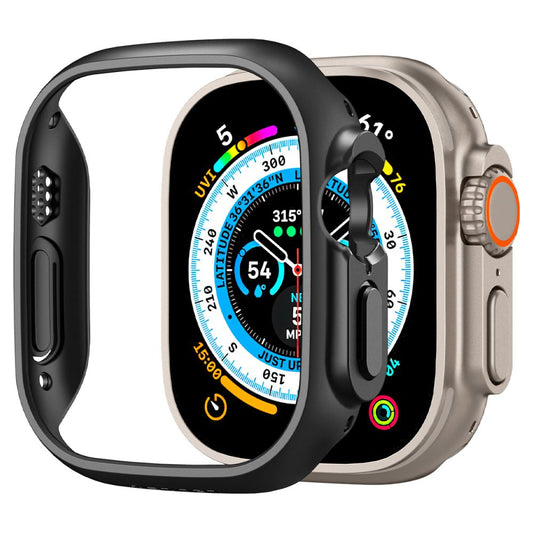 Spigen Thin Fit hoes voor Apple Watch Ultra Series, Zwart ACS05458