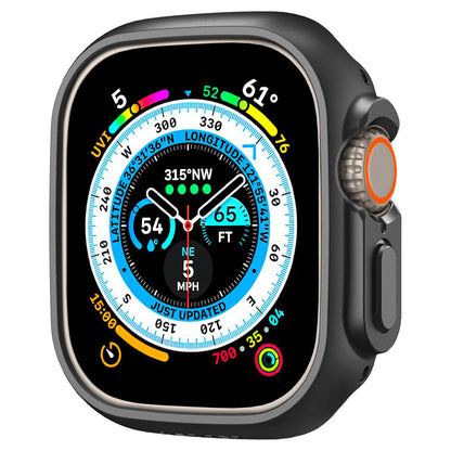 Spigen Thin Fit hoes voor Apple Watch Ultra Series, Zwart ACS05458