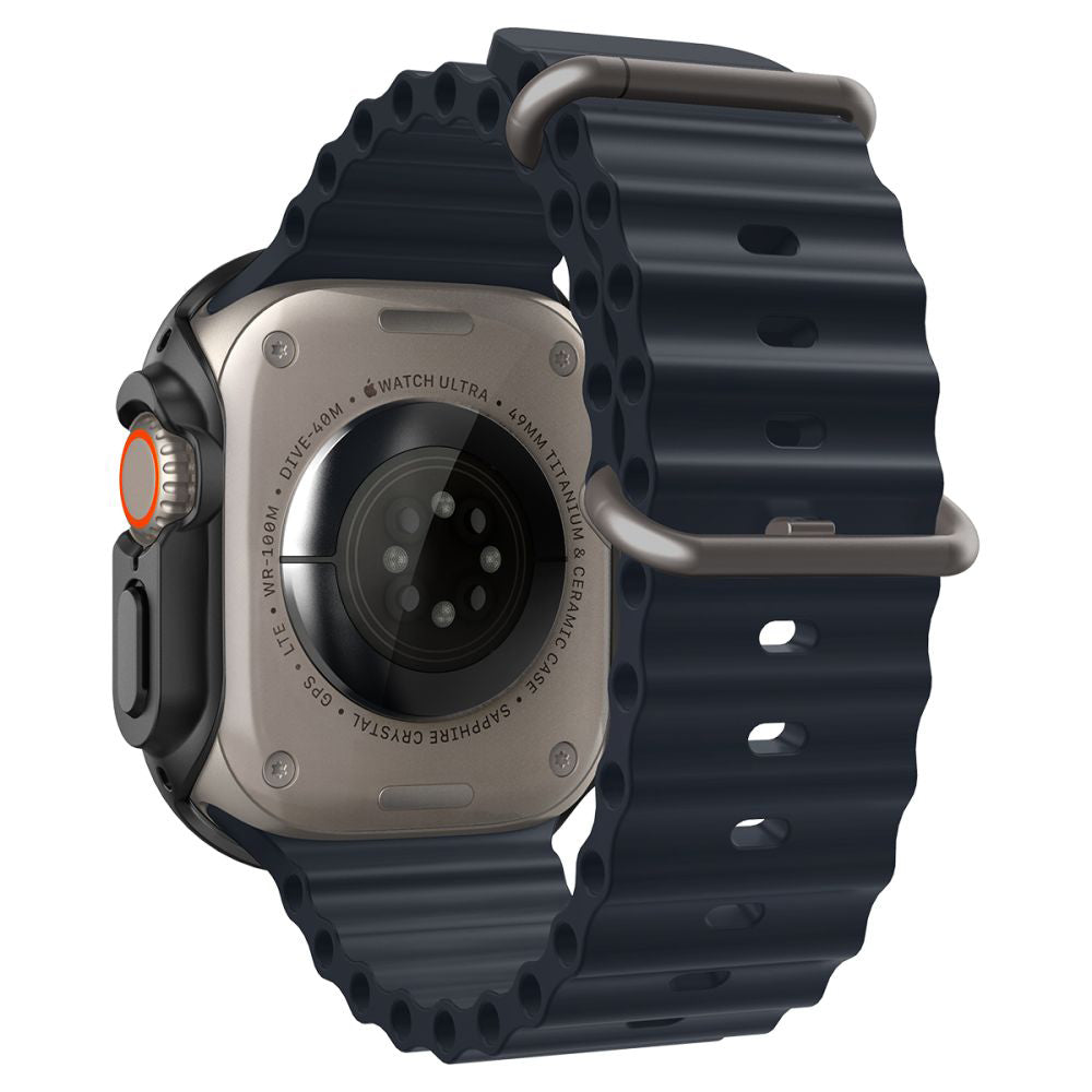 Spigen Thin Fit hoes voor Apple Watch Ultra Series, Zwart ACS05458