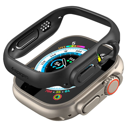 Spigen Thin Fit hoes voor Apple Watch Ultra Series, Zwart ACS05458