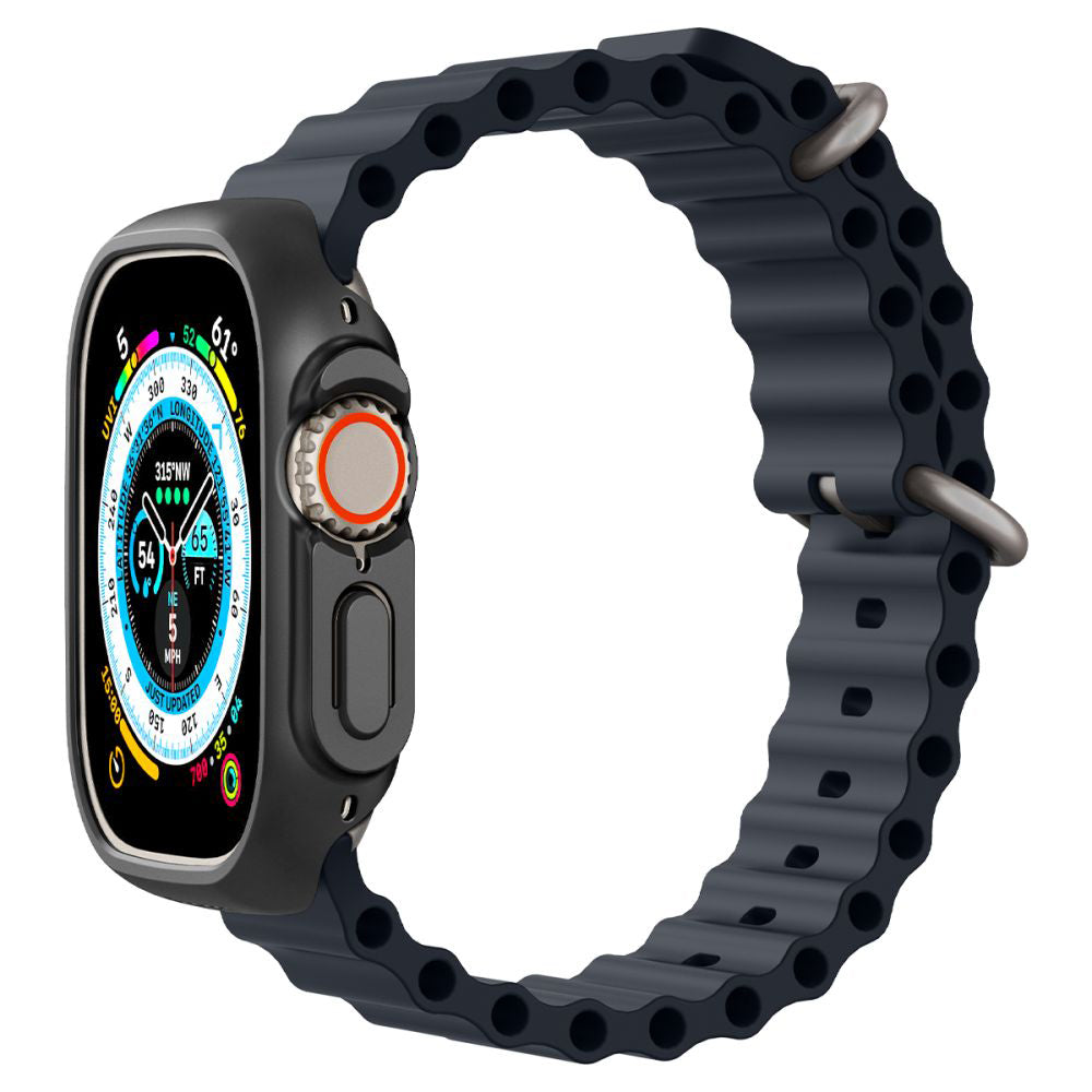 Spigen Thin Fit hoes voor Apple Watch Ultra Series, Zwart ACS05458