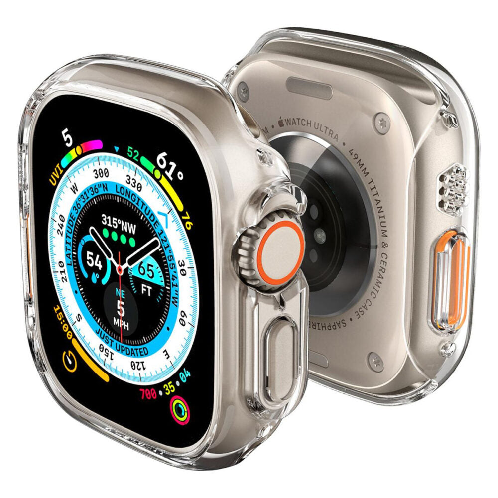 Spigen Thin Fit hoesje voor Apple Watch Ultra Series, Transparant ACS05917