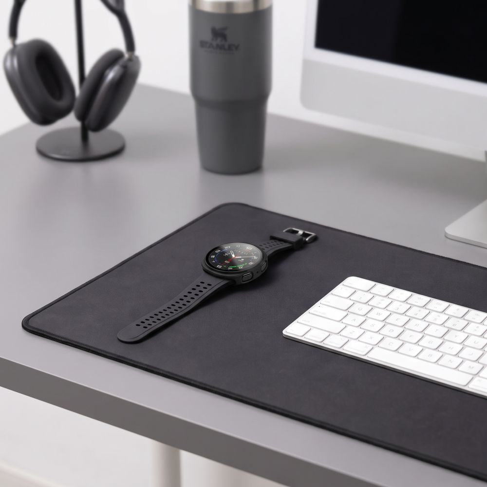Tech-Protect Defense hoesje voor Samsung Galaxy Watch9 / Watch8 40mm, set van 2 stuks, zwart / transparant