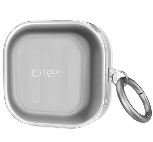 Tech-Protect Flexair hoesje voor Samsung Galaxy Buds4 / Buds4 Pro, Transparant