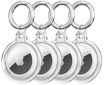 Tech-Protect Icon hoes voor Apple AirTag, Set van 4 stuks, Transparant