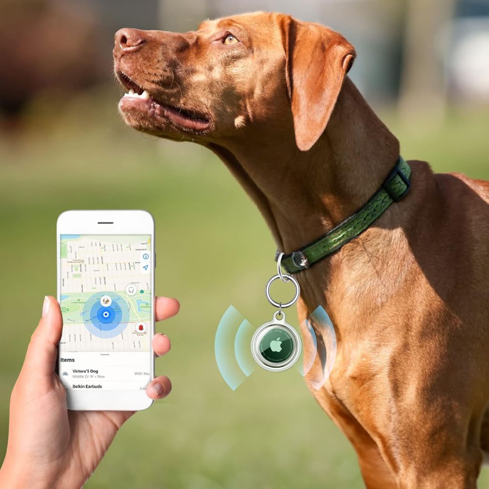 Tech-Protect Icon hoes voor Apple AirTag, Set van 4 stuks, Transparant
