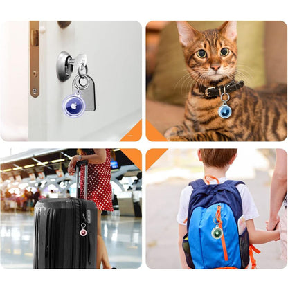 Tech-Protect Icon hoes voor Apple AirTag, Set van 4 stuks, Transparant