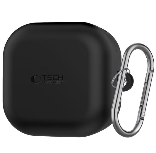 Tech-Protect Silicone Hook hoes voor Samsung Galaxy Buds4 / Buds4 Pro, Zwart