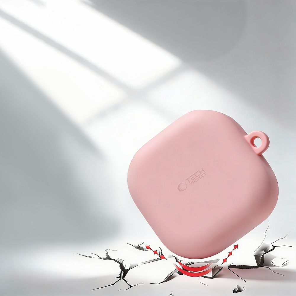 Tech-Protect Silicone Hook hoes voor Samsung Galaxy Buds4 / Buds4 Pro, Roze