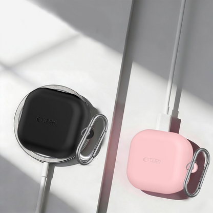 Tech-Protect Silicone Hook hoes voor Samsung Galaxy Buds4 / Buds4 Pro, Roze