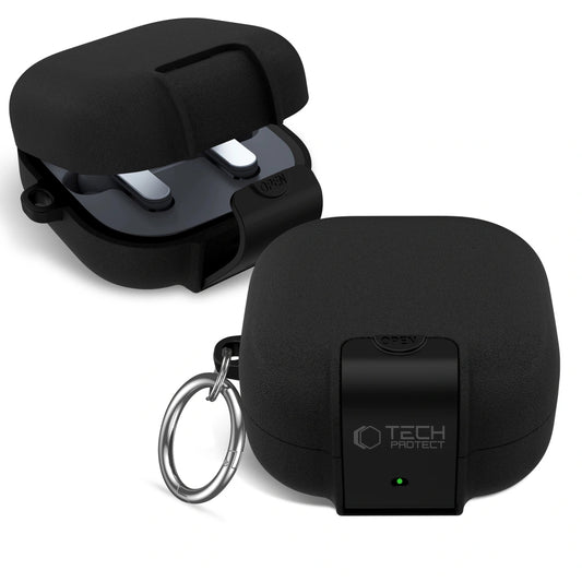 Tech-Protect Slim Hook hoes voor Samsung Galaxy Buds4 / Buds4 Pro, Zwart