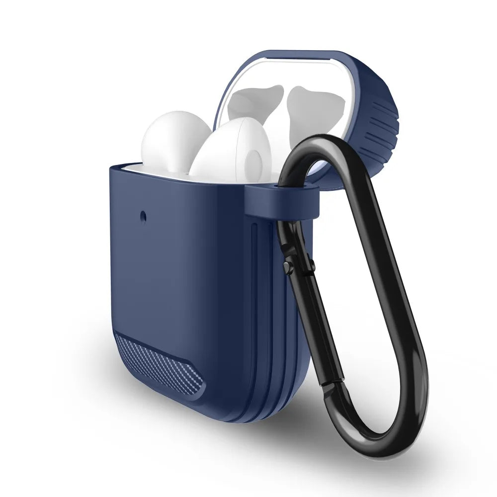 Techsuit Carbon hoes voor Apple AirPods Gen 2 / Gen 1, Roze